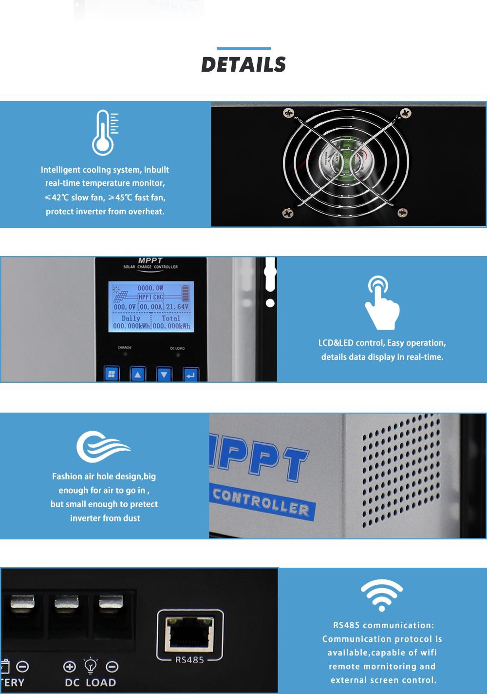 solar off grid controller inverter 5kw